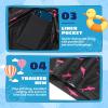 imageBoys Swim Trunks with Compression Liner Boys Stretch Swim Shorts Quick Dry 2 in 1 Beach Shorts 417 YBlack Shark