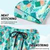 imageBoys Swim Trunks with Compression Liner Boys Stretch Swim Shorts Quick Dry 2 in 1 Beach Shorts 417 YDice Leaves