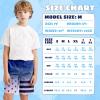 imageBoys Swim Trunks with Compression Liner Boys Stretch Swim Shorts Quick Dry 2 in 1 Beach Shorts 417 YGradient Usa Flag