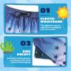 imageBoys Swim Trunks with Compression Liner Boys Stretch Swim Shorts Quick Dry 2 in 1 Beach Shorts 417 YGradient Usa Flag