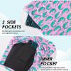 imageBoys Swim Trunks with Compression Liner Boys Stretch Swim Shorts Quick Dry 2 in 1 Beach Shorts 417 YPink Crocodile
