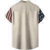 imageLzzidou 4th of July Shirts for Men Patriotic American Flag Shirts USA Memorial Day ShirtGuitarusa Flag