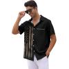 imageLzzidou 4th of July Shirts for Men Patriotic American Flag Shirts USA Memorial Day ShirtPatrioticblack