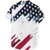 imageLzzidou 4th of July Shirts for Men Patriotic American Flag Shirts USA Memorial Day ShirtPatrioticwhite