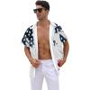 imageLzzidou 4th of July Shirts for Men Patriotic American Flag Shirts USA Memorial Day ShirtPatrioticwhite