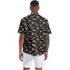 imageMens Casual Button Down Shirts Regular Fit Short Sleeve Hawaiian Shirt for MenAfrican Tribes