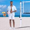 imageMens Casual Button Down Shirts Regular Fit Short Sleeve Hawaiian Shirt for MenBeer Lemon Juice