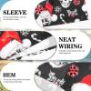 imageMens Casual Button Down Shirts Regular Fit Short Sleeve Hawaiian Shirt for MenChristmas Skull