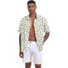 imageMens Casual Button Down Shirts Regular Fit Short Sleeve Hawaiian Shirt for MenDinosaur
