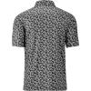 imageMens Golf Shirt Short Sleeve Dry Fit Print Moisture Wicking Performance Patterns Collared Polo ShirtBlack Usa Flag
