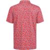 imageMens Golf Shirt Short Sleeve Dry Fit Print Moisture Wicking Performance Patterns Collared Polo ShirtPatriotic Usa Flag