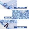 imageMens Golf Shirt Short Sleeve Dry Fit Print Moisture Wicking Performance Patterns Collared Polo ShirtSky Blue Palm