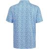 imageMens Golf Shirt Short Sleeve Dry Fit Print Moisture Wicking Performance Patterns Collared Polo ShirtSky Blue Palm