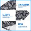imageMens Hawaiian Shirts Regular Fit Short Sleeve Casual Button Down Summer Tropical Beach ShirtsBlack Flag
