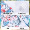 imageMens Hawaiian Shirts Regular Fit Short Sleeve Casual Button Down Summer Tropical Beach ShirtsFlower Flamingo
