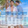 imageMens Hawaiian Shirts Regular Fit Short Sleeve Casual Button Down Summer Tropical Beach ShirtsSkeleton Flower