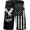 imageMens Swim Trunks Quick Dry Board Shorts with Mesh Lining Breathable Surf Beach Shorts Swimwear Bathing Suits1776 Usa Flag
