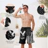 imageMens Swim Trunks Quick Dry Board Shorts with Mesh Lining Breathable Surf Beach Shorts Swimwear Bathing Suits1776 Usa Flag