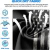 imageMens Swim Trunks Quick Dry Board Shorts with Mesh Lining Breathable Surf Beach Shorts Swimwear Bathing SuitsBlack American Flag2
