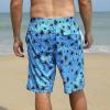 imageMens Swim Trunks Quick Dry Board Shorts with Mesh Lining Breathable Surf Beach Shorts Swimwear Bathing SuitsBlue Coconut5