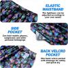 imageMens Swim Trunks Quick Dry Board Shorts with Mesh Lining Breathable Surf Beach Shorts Swimwear Bathing SuitsBlue Purple Palm Leaf
