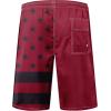 imageMens Swim Trunks Quick Dry Board Shorts with Mesh Lining Breathable Surf Beach Shorts Swimwear Bathing SuitsBurgundy Flag20