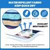 imageMens Swim Trunks Quick Dry Board Shorts with Mesh Lining Breathable Surf Beach Shorts Swimwear Bathing SuitsColorful Stripe9