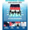imageMens Swim Trunks Quick Dry Board Shorts with Mesh Lining Breathable Surf Beach Shorts Swimwear Bathing SuitsGradient Trees21