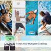 imageMens Swim Trunks Quick Dry Board Shorts with Mesh Lining Breathable Surf Beach Shorts Swimwear Bathing SuitsGradient15