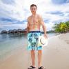imageMens Swim Trunks Quick Dry Board Shorts with Mesh Lining Breathable Surf Beach Shorts Swimwear Bathing SuitsPalm Trees11