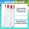 imageMens Swim Trunks Quick Dry Board Shorts with Mesh Lining Breathable Surf Beach Shorts Swimwear Bathing SuitsPatriotic Usa Flaga