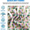 imageMens Swim Trunks Quick Dry Board Shorts with Mesh Lining Breathable Surf Beach Shorts Swimwear Bathing SuitsPink Pineapple Flamingo