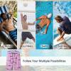 imageMens Swim Trunks Quick Dry Board Shorts with Mesh Lining Breathable Surf Beach Shorts Swimwear Bathing SuitsPink Shark6