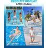 imageMens Swim Trunks Quick Dry Board Shorts with Mesh Lining Breathable Surf Beach Shorts Swimwear Bathing SuitsPink Tree12