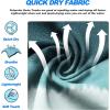 imageMens Swim Trunks Quick Dry Board Shorts with Mesh Lining Breathable Surf Beach Shorts Swimwear Bathing SuitsTurquoise Gradient Mesh