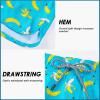 imageMens Swim Trunks with Compression Liner 55quot Board Shorts with Zipper Pockets 2 in 1 Quick Dry Bathing SuitsBanana