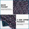imageMens Swim Trunks with Compression Liner 55quot Board Shorts with Zipper Pockets 2 in 1 Quick Dry Bathing SuitsBlack Beer
