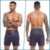 imageMens Swim Trunks with Compression Liner 55quot Board Shorts with Zipper Pockets 2 in 1 Quick Dry Bathing SuitsBlack Beer