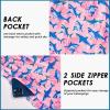 imageMens Swim Trunks with Compression Liner 55quot Board Shorts with Zipper Pockets 2 in 1 Quick Dry Bathing SuitsCartoon Shark