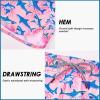 imageMens Swim Trunks with Compression Liner 55quot Board Shorts with Zipper Pockets 2 in 1 Quick Dry Bathing SuitsCartoon Shark