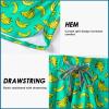 imageMens Swim Trunks with Compression Liner 55quot Board Shorts with Zipper Pockets 2 in 1 Quick Dry Bathing SuitsGreen Bananac