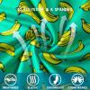 imageMens Swim Trunks with Compression Liner 55quot Board Shorts with Zipper Pockets 2 in 1 Quick Dry Bathing SuitsGreen Bananac