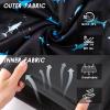 imageMens Swim Trunks with Compression Liner 55quot Board Shorts with Zipper Pockets 2 in 1 Quick Dry Bathing SuitsGrey Blue Shark
