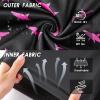imageMens Swim Trunks with Compression Liner 55quot Board Shorts with Zipper Pockets 2 in 1 Quick Dry Bathing SuitsPink Shark