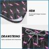 imageMens Swim Trunks with Compression Liner 55quot Board Shorts with Zipper Pockets 2 in 1 Quick Dry Bathing SuitsPink Shark