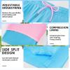 imageMens Swim Trunks with Compression Liner 7quot Board Shorts with Zipper Pockets 2 in 1 Quick Dry Bathing SuitsBright Bluepink