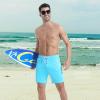 imageMens Swim Trunks with Compression Liner 7quot Board Shorts with Zipper Pockets 2 in 1 Quick Dry Bathing SuitsBright Bluepink