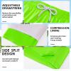 imageMens Swim Trunks with Compression Liner 7quot Board Shorts with Zipper Pockets 2 in 1 Quick Dry Bathing SuitsGreenlavender