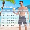 imageMens Swim Trunks with Compression Liner 7quot Board Shorts with Zipper Pockets 2 in 1 Quick Dry Bathing SuitsNavylake Blue