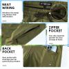 imageMens Swim Trunks with Compression Liner 7quot Board Shorts with Zipper Pockets 2 in 1 Quick Dry Bathing SuitsOlive Greencoffee Brown
